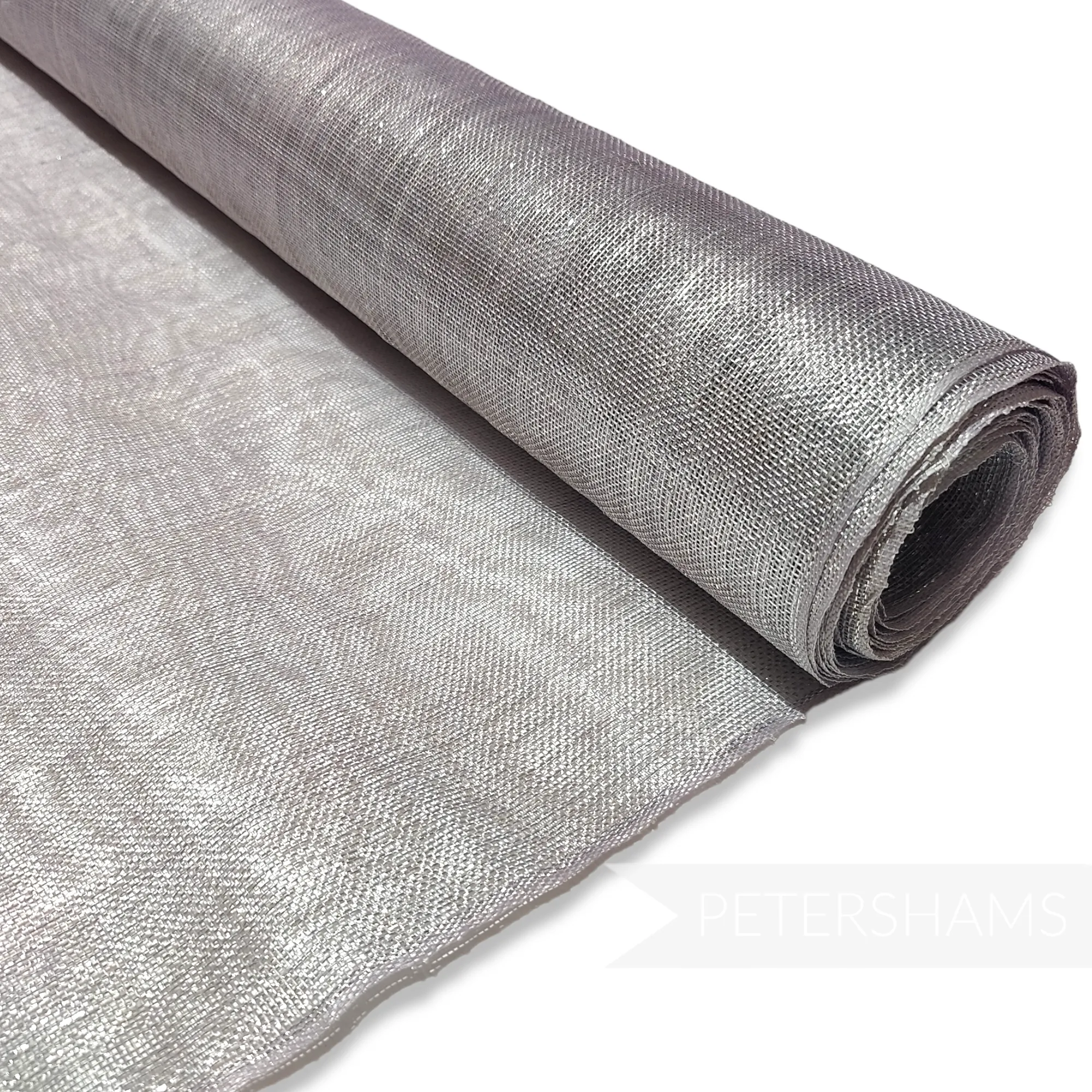 Metallic Lurex Threaded Sinamay Fabric - 1/2 metre