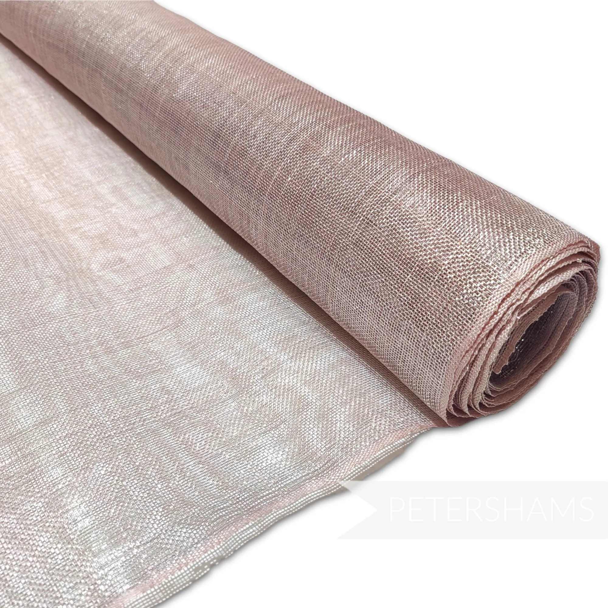 Metallic Lurex Threaded Sinamay Fabric - 1/2 metre