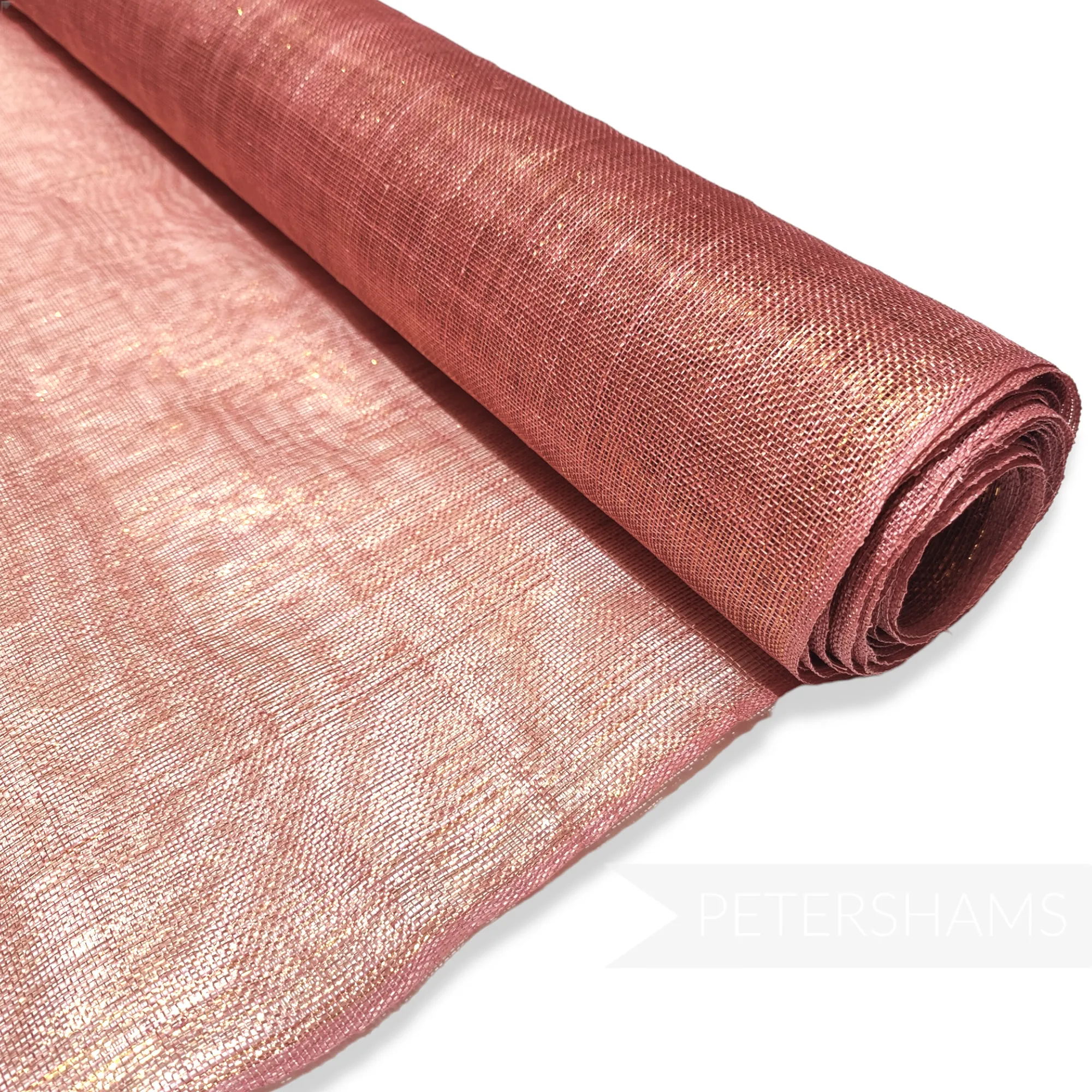 Metallic Lurex Threaded Sinamay Fabric - 1/2 metre