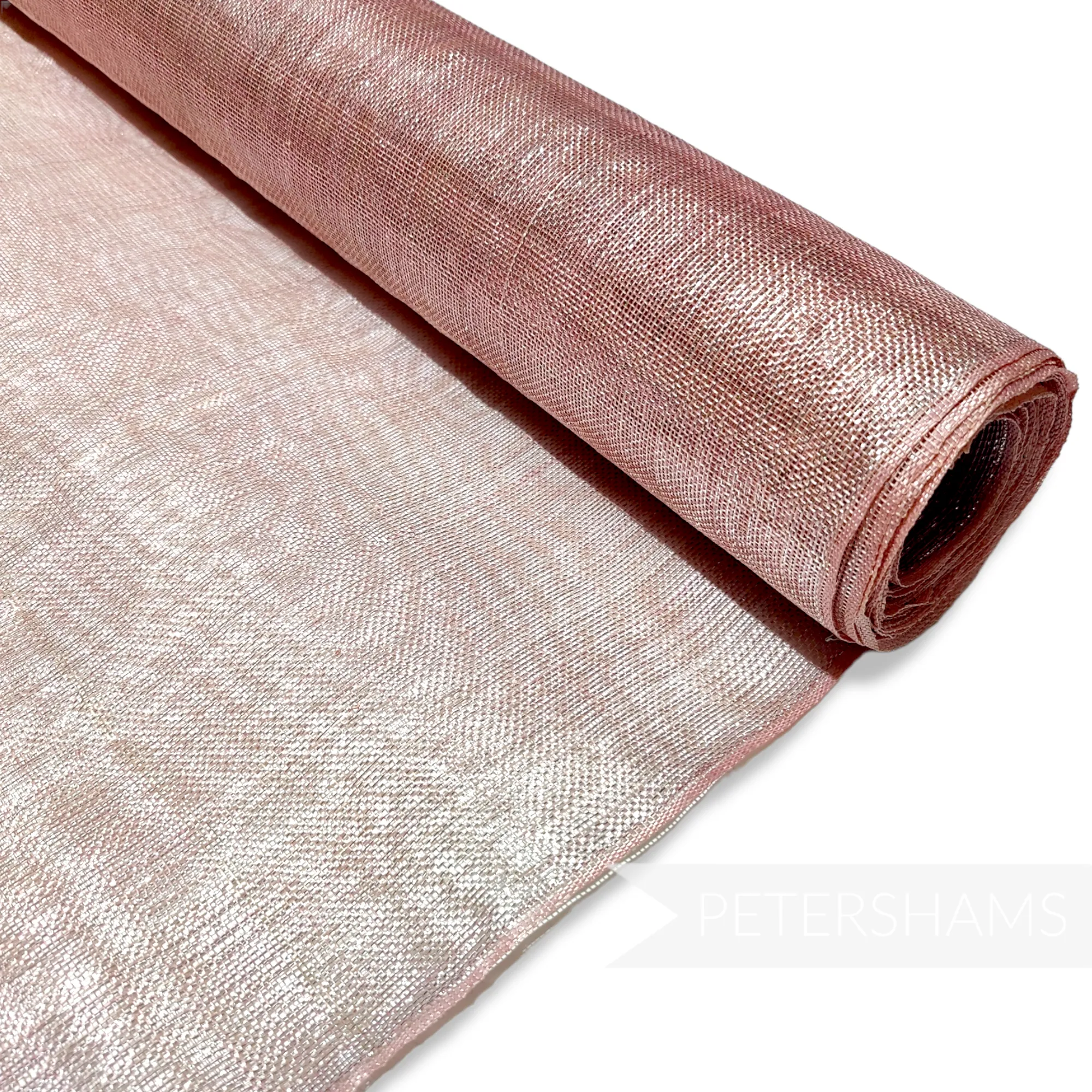 Metallic Lurex Threaded Sinamay Fabric - 1/2 metre