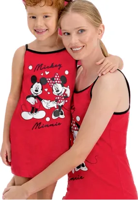 Minnie Mouse Adult Sleeveless Jammie Dress