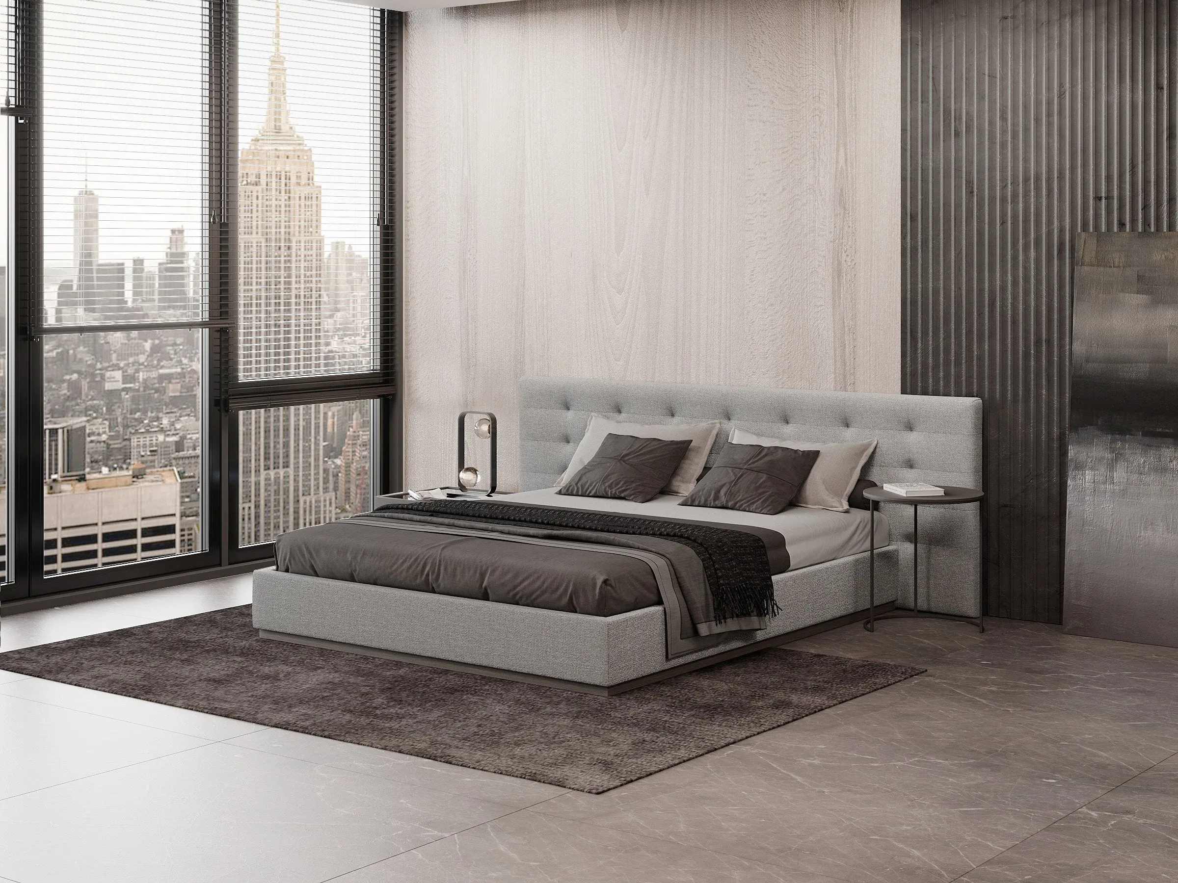 Monno Storage Bed - Upholstered