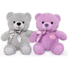 MorisMos 2-Pack Teddy Bear Plush Toy Set