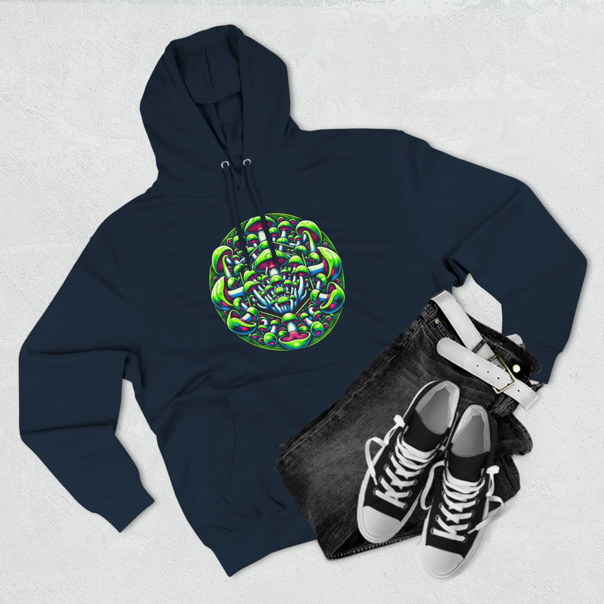 Mushrooms illusions hoodie