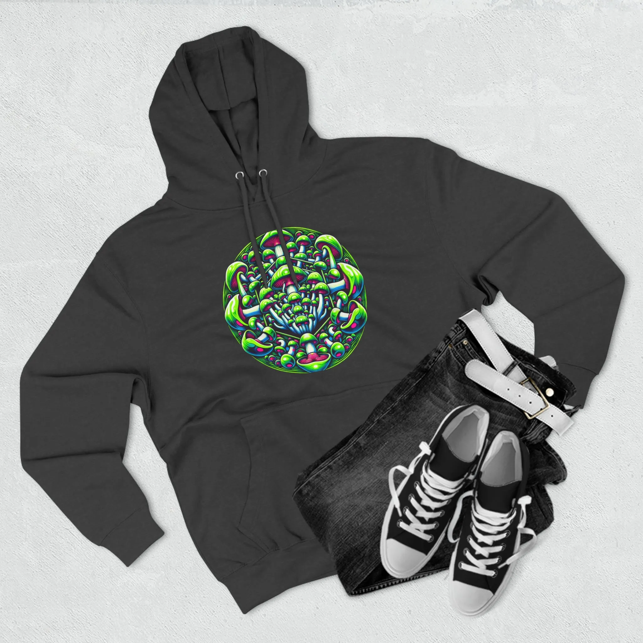 Mushrooms illusions hoodie