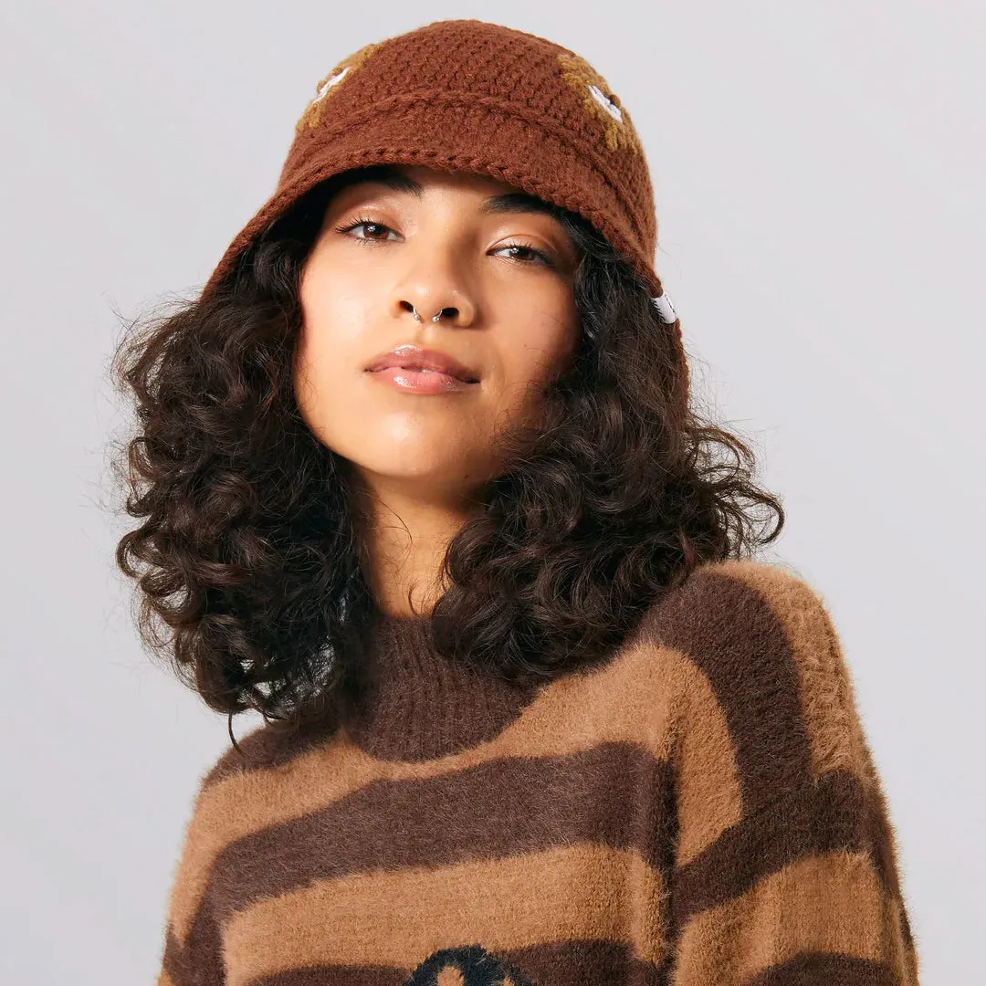 NATURE BUDDY KNIT BUCKET HAT