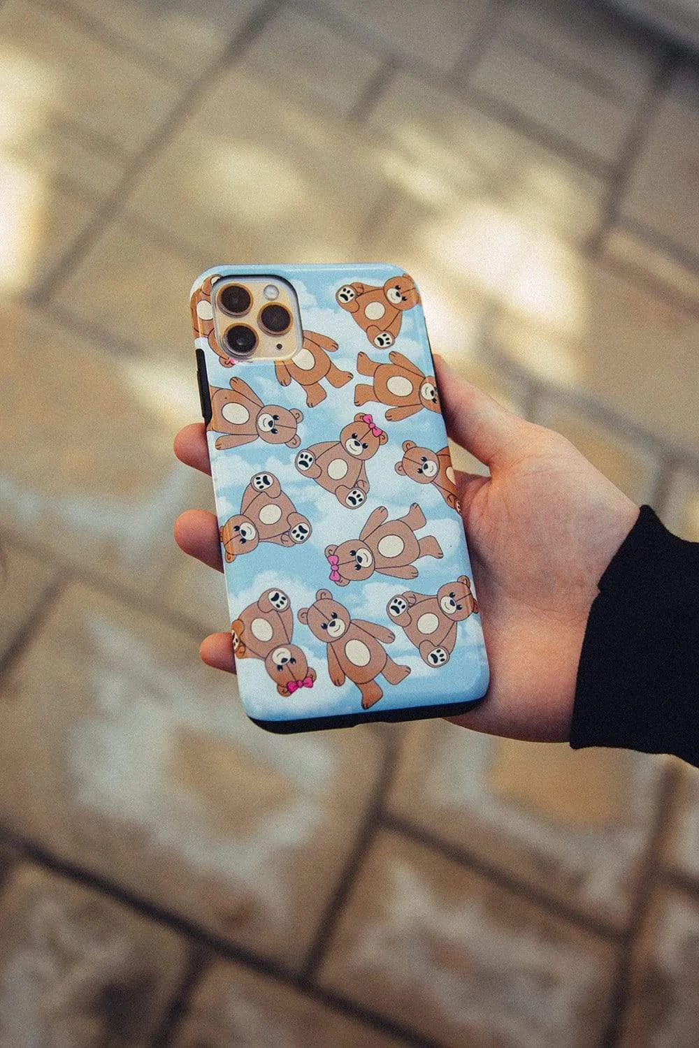 Nick Austin Blue Teddy Bear Phone Case