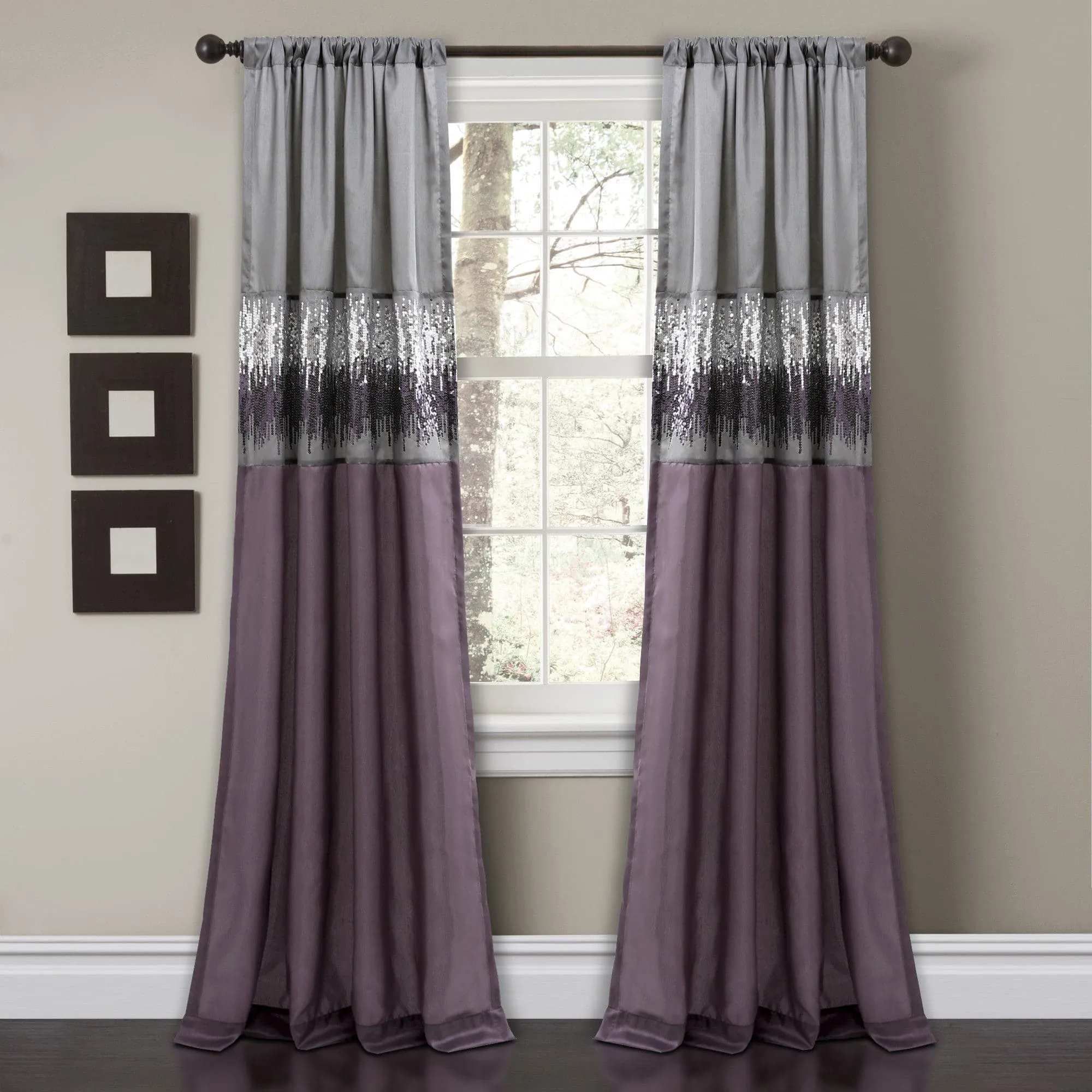 Night Sky Window Curtain Panel