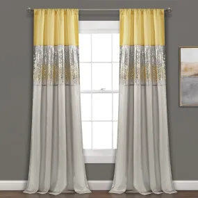 Night Sky Window Curtain Panel