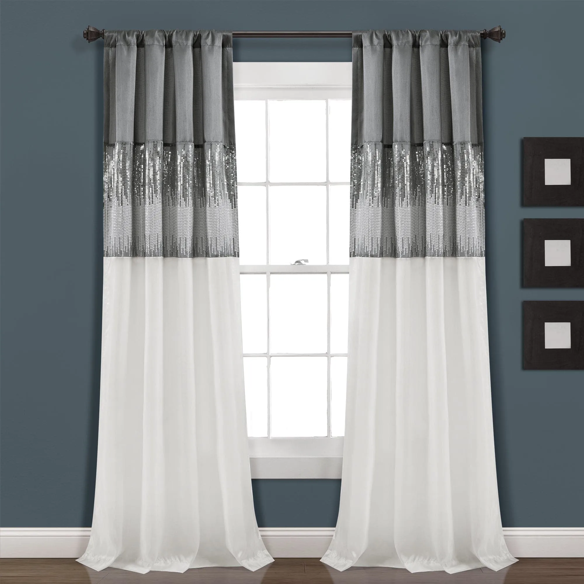 Night Sky Window Curtain Panel