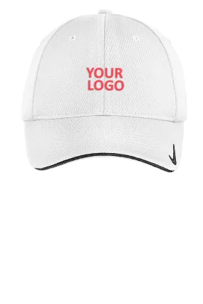 Nike Dri-FIT Mesh Flex Sandwich Custom Caps, White