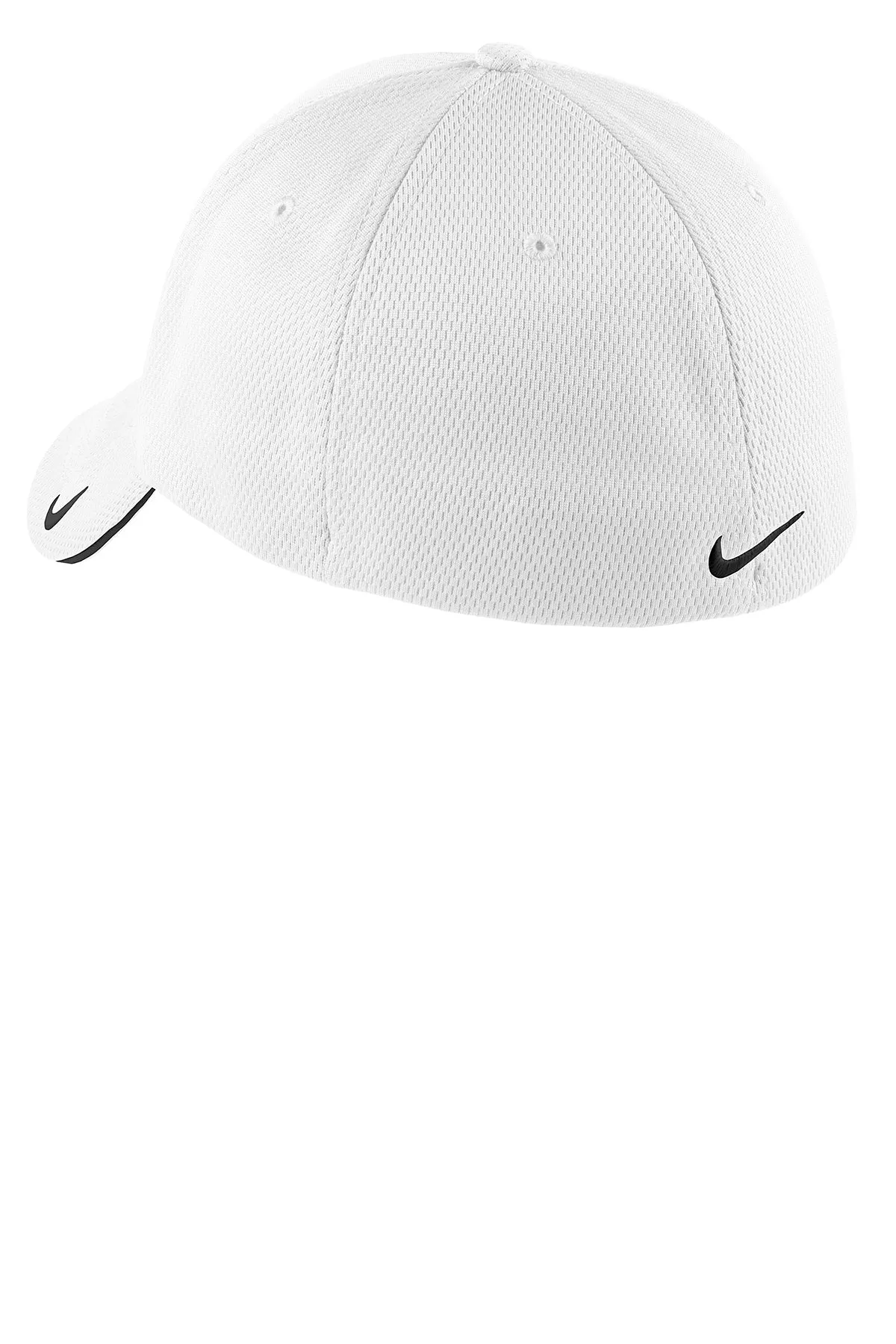 Nike Dri-FIT Mesh Flex Sandwich Custom Caps, White