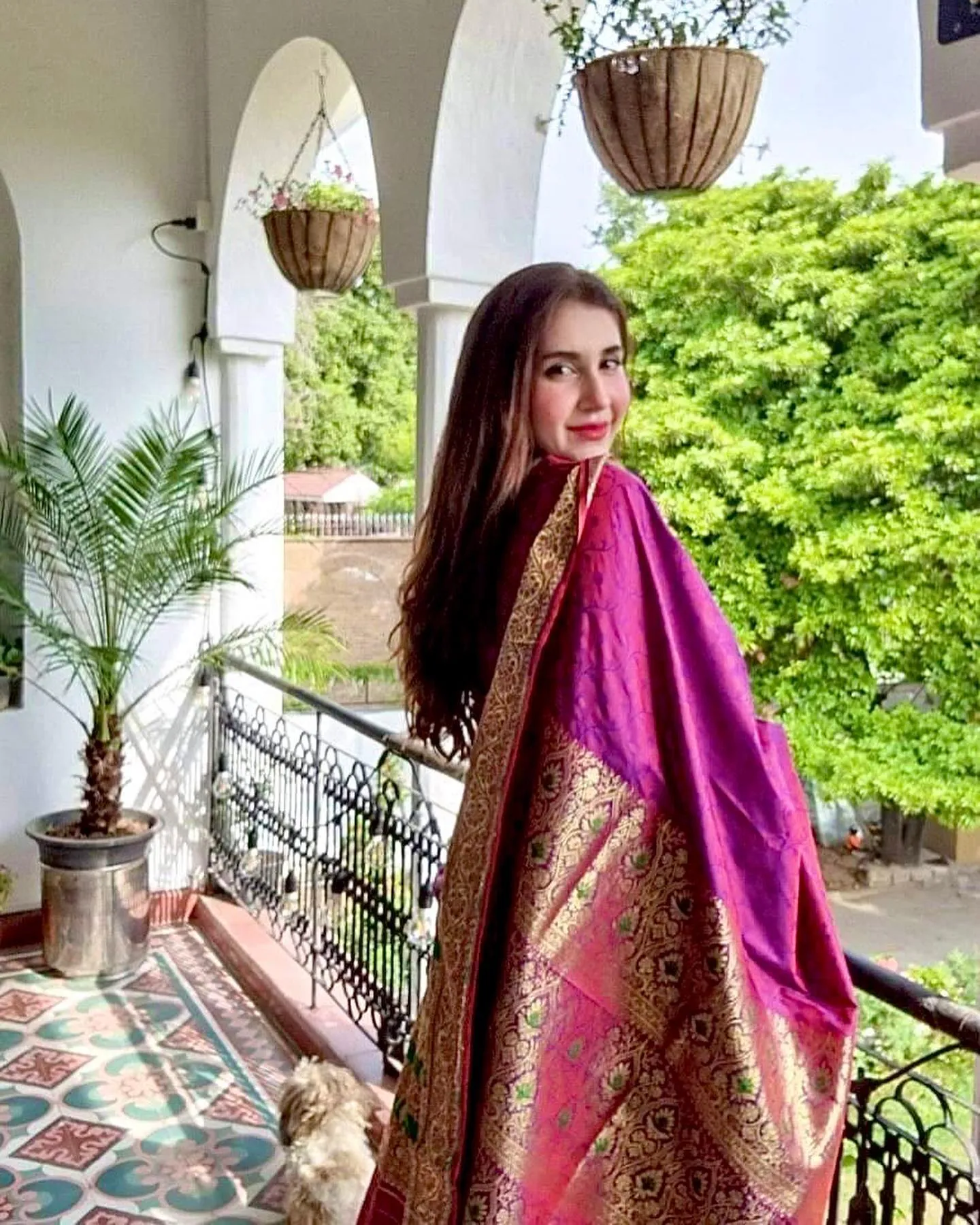 Noor e Jehan Banarsi Silk: Amethyst