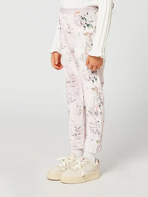 One Friday Pink Floral Printed Legging