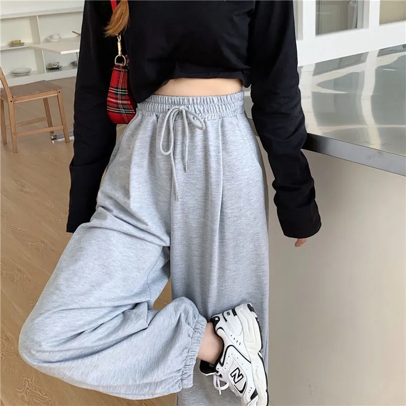 Oversized Jogger Sweatpants with Two Side Pockets