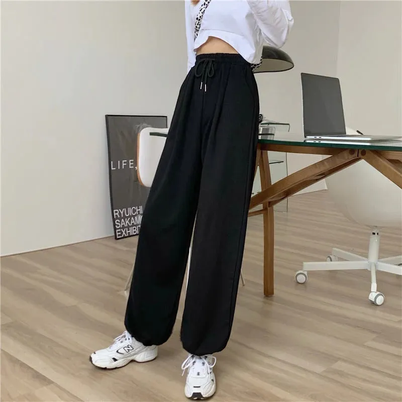 Oversized Jogger Sweatpants with Two Side Pockets