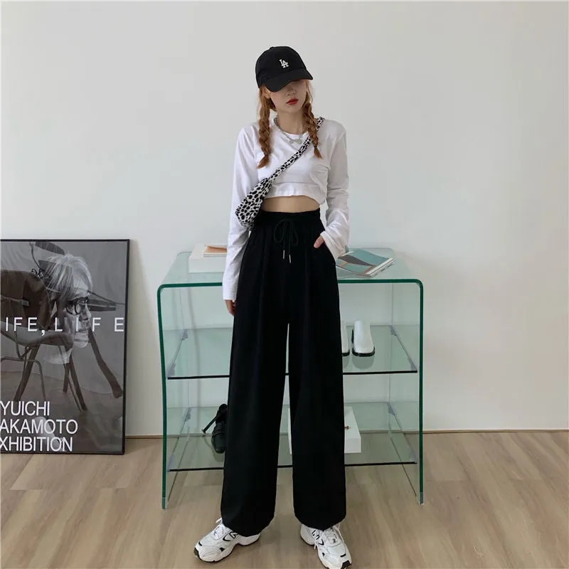 Oversized Jogger Sweatpants with Two Side Pockets