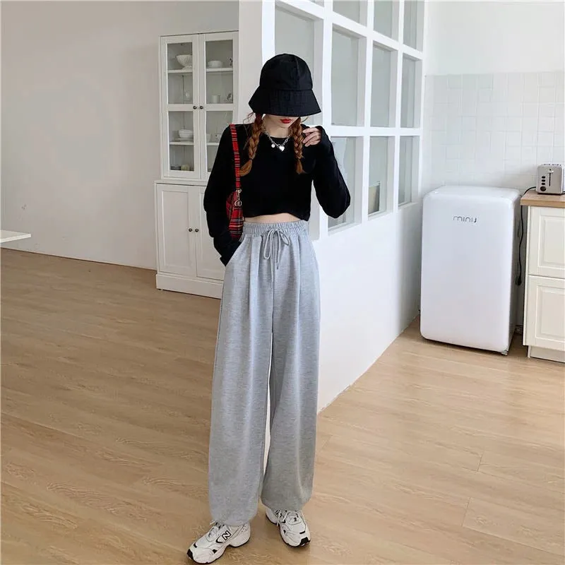 Oversized Jogger Sweatpants with Two Side Pockets