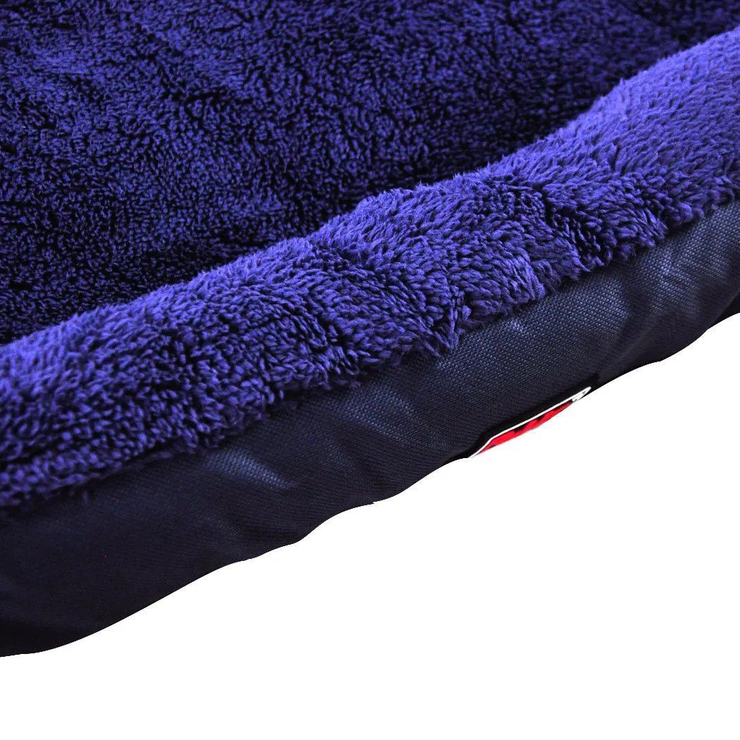 Pet Bed Mattress Dog Cat Pad Mat Cushion Soft Winter Warm 2X Large Blue