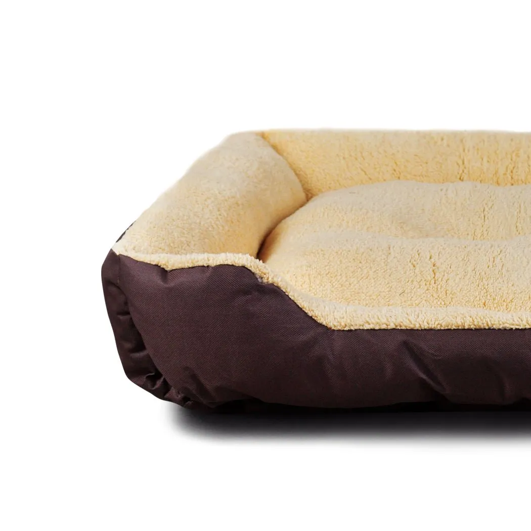 Pet Bed Mattress Dog Cat Pad Mat Cushion Soft Winter Warm X Large Brown