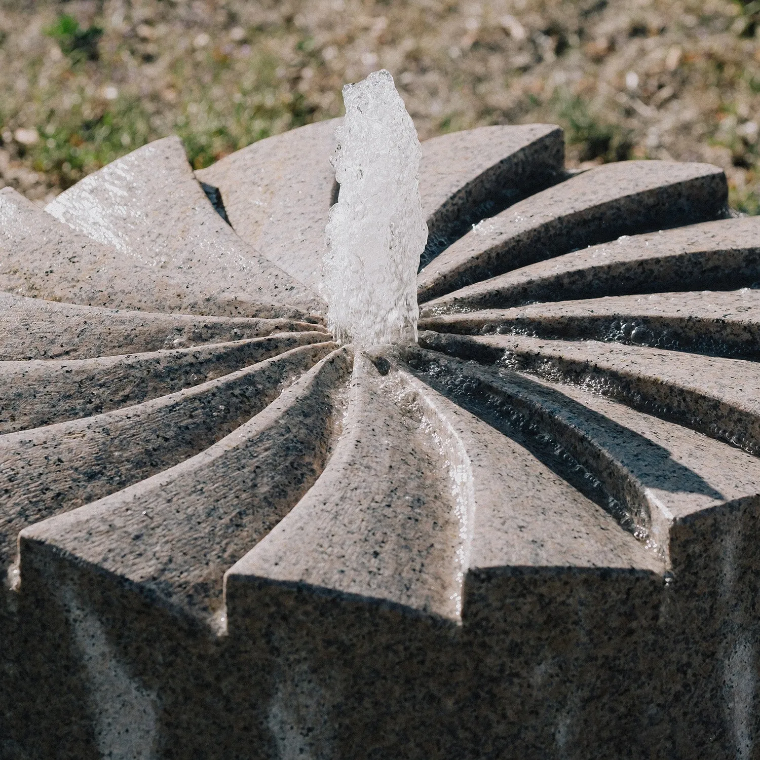 Pinwheel Millstone Fountain