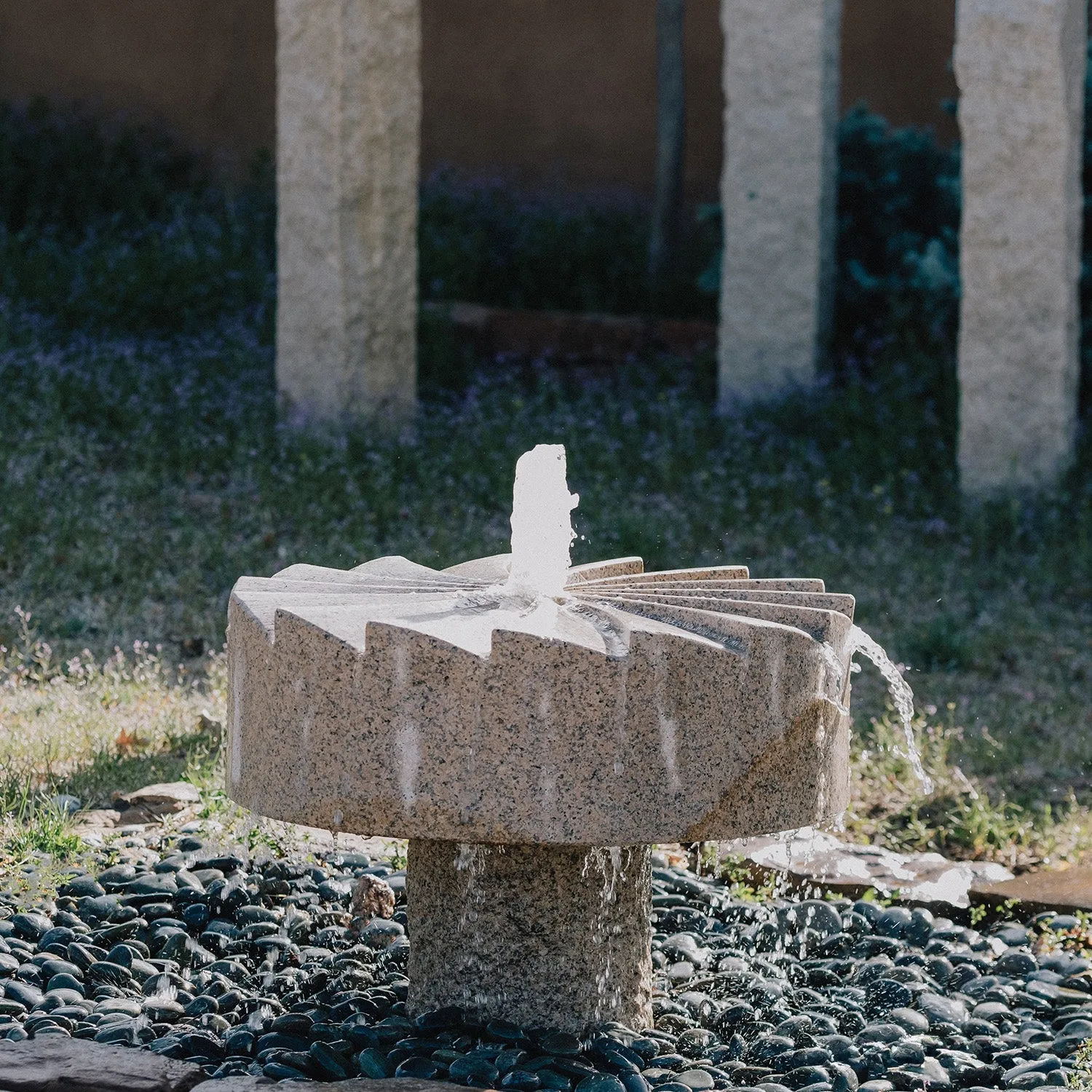 Pinwheel Millstone Fountain