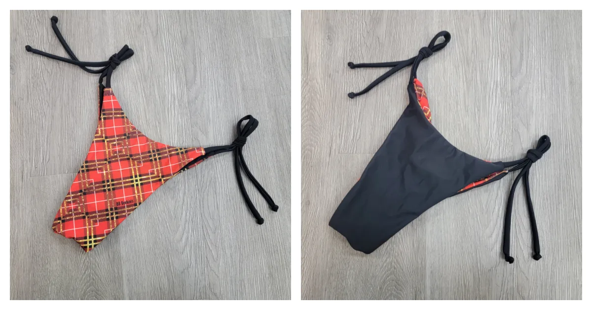 Plaid Perfection Bali Scrunch Bottoms