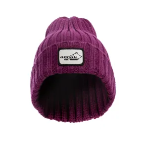 Ribbed Beanie (Fuchsia)