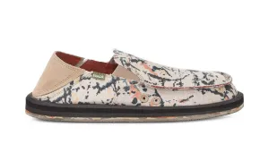 Sanuk Mens Sidewalk Surfer ST Donavon Paint Splatter