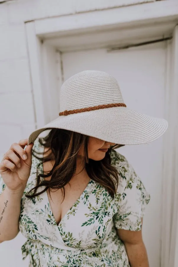 Shimmery Cream Sunhat