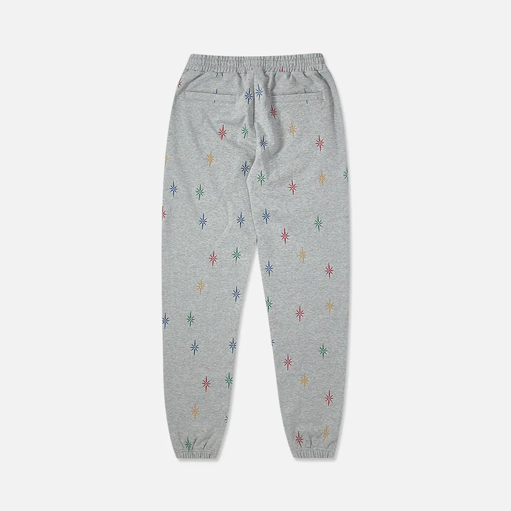 Shine Jaquard Sweatpants Grey