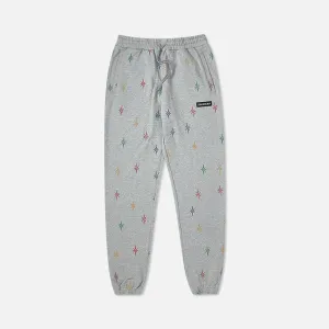 Shine Jaquard Sweatpants Grey