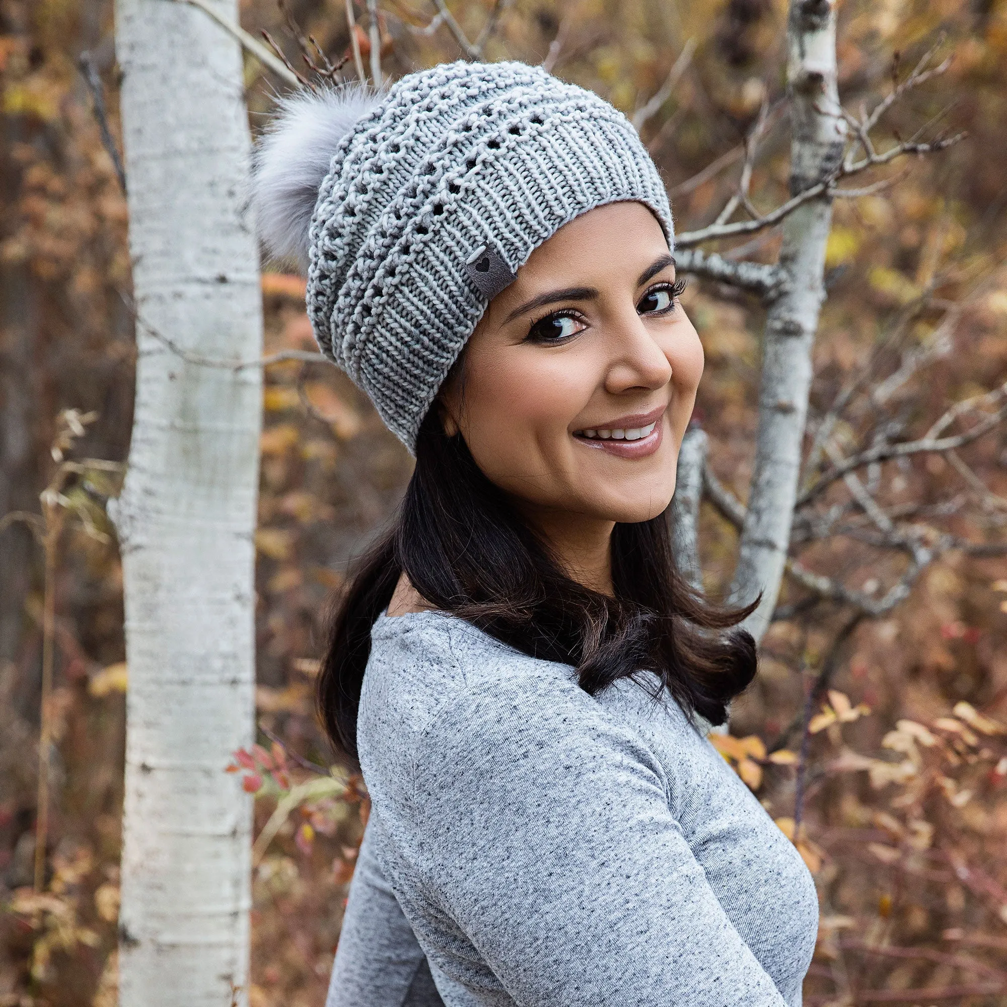 Slouchy Beanie Knit Hat Pattern