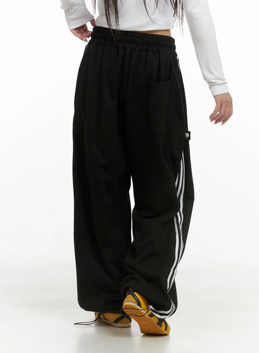 Snap-Button Track Sweatpants CG430