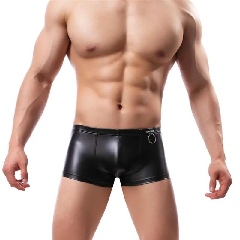 Spandex Solid Ring Boxer