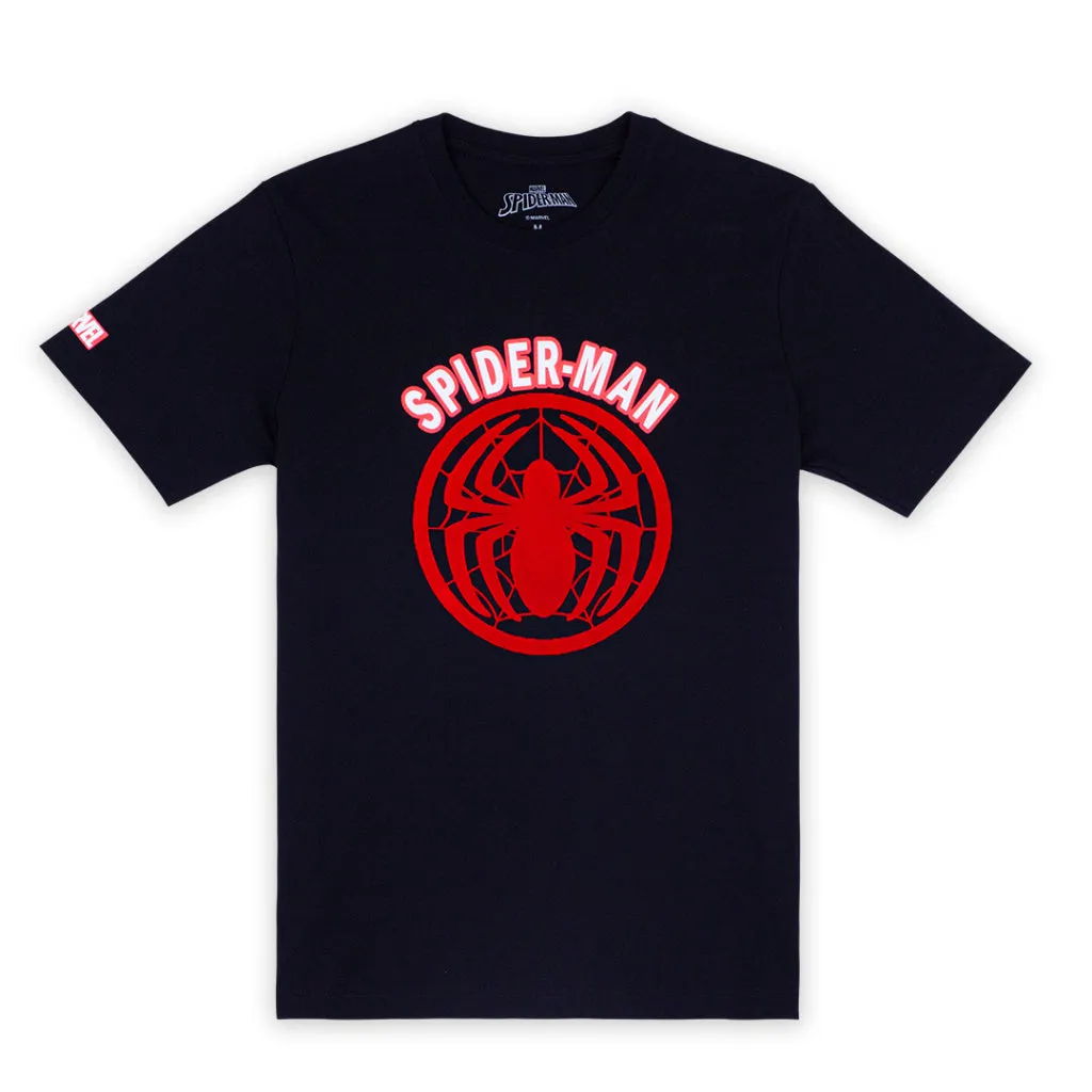 Spider-Man Flock Print T-shirt