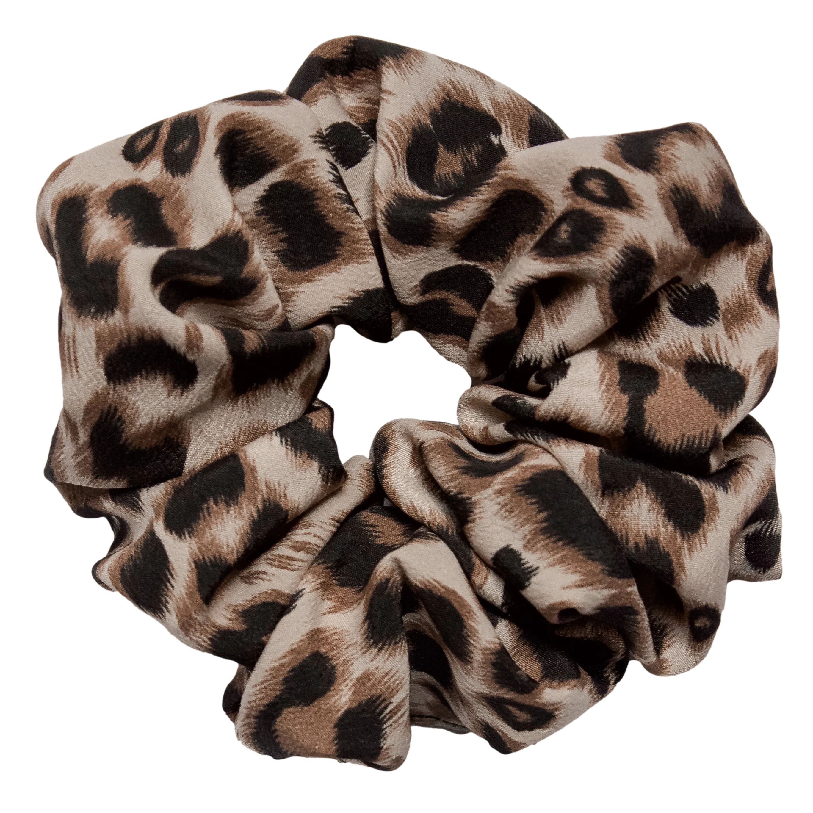 Stay Wild  Scrunchie in Beige