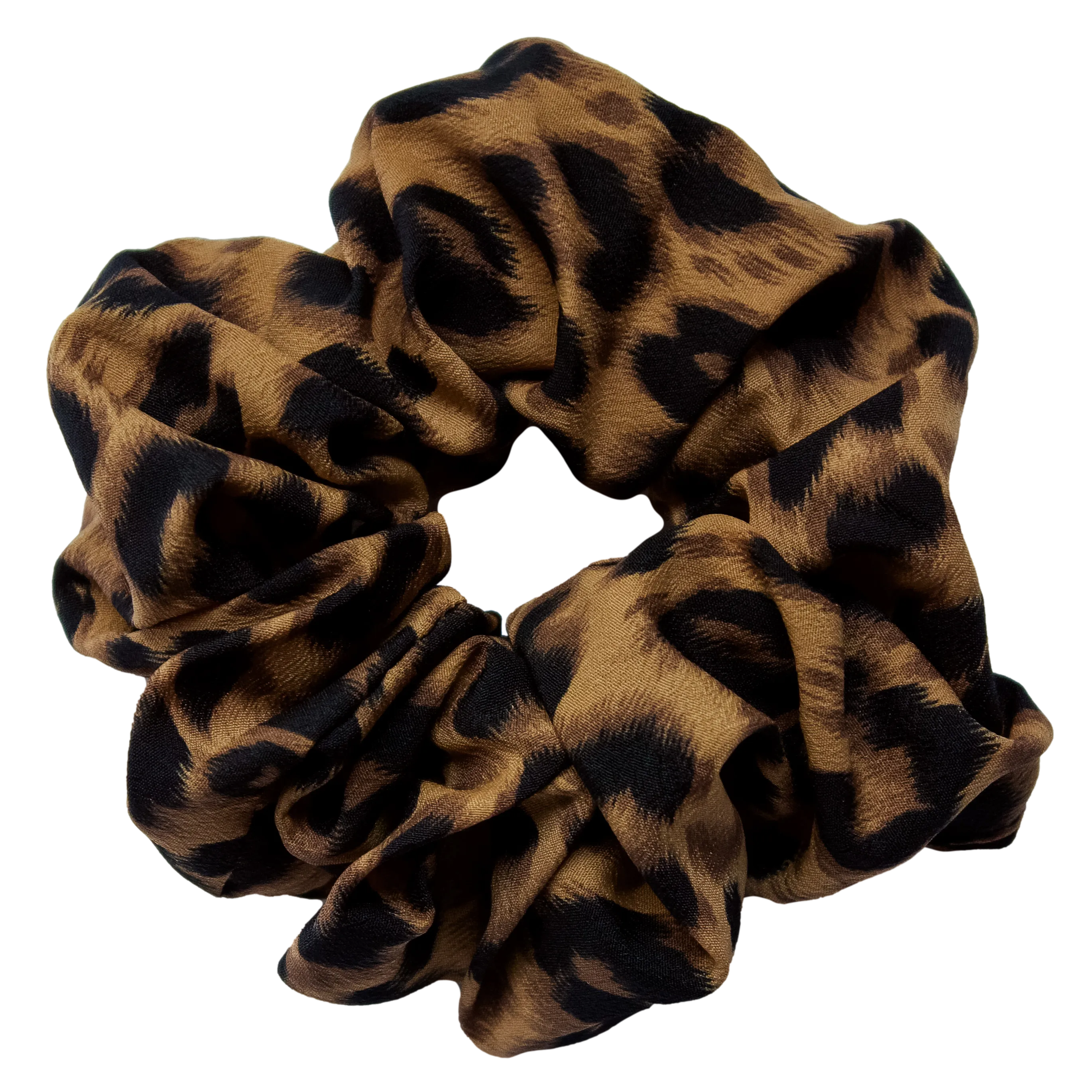 Stay Wild  Scrunchie in Tan