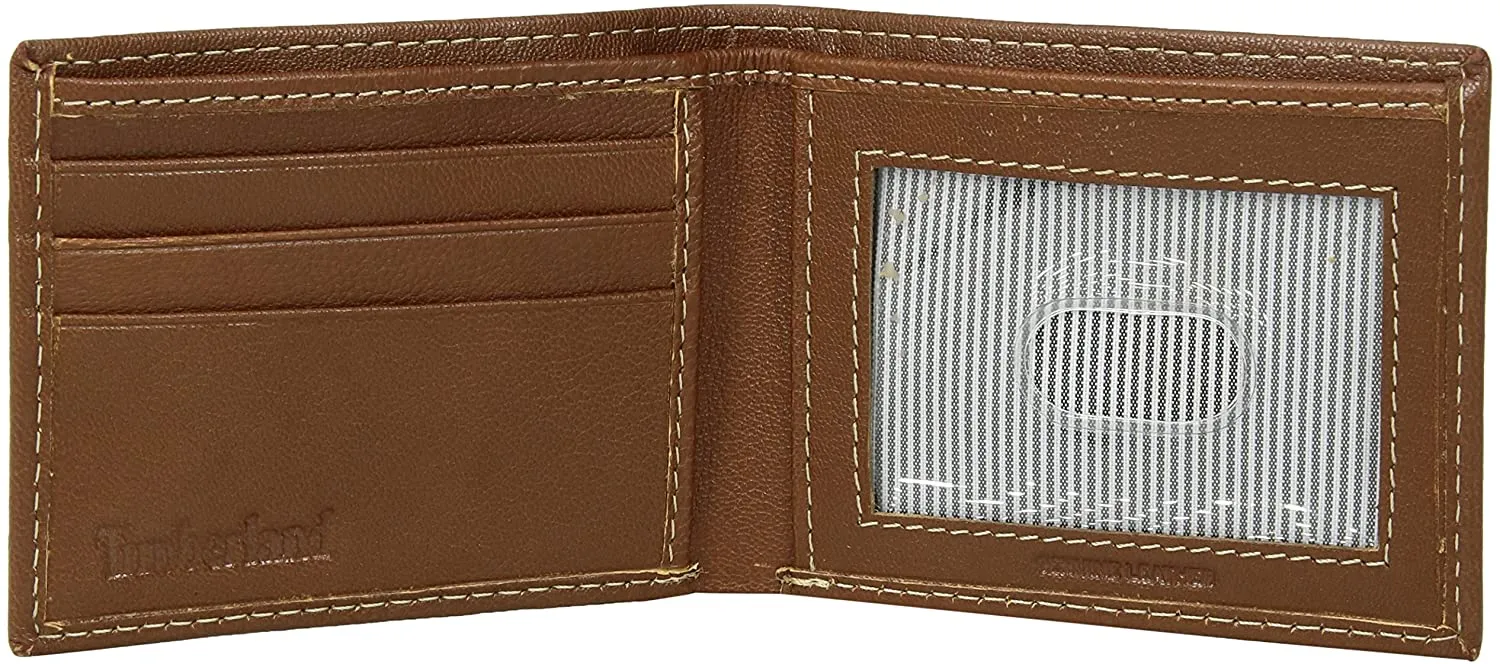 Timberland Men's Blix Slimfold Leather Wallet