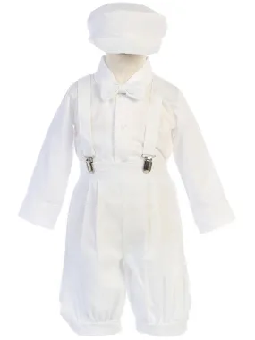 Toddlers White Knickers Outfit with Suspenders G827