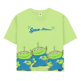 Toy Story Space Aliens Crop T-Shirt.