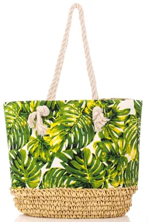 Tropical forest handbag