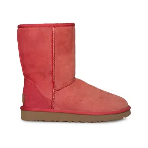 UGG Classic Short II Ribbon Red Boots - Women's