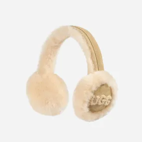 Ugg Sheepskin With Logo Earmuff