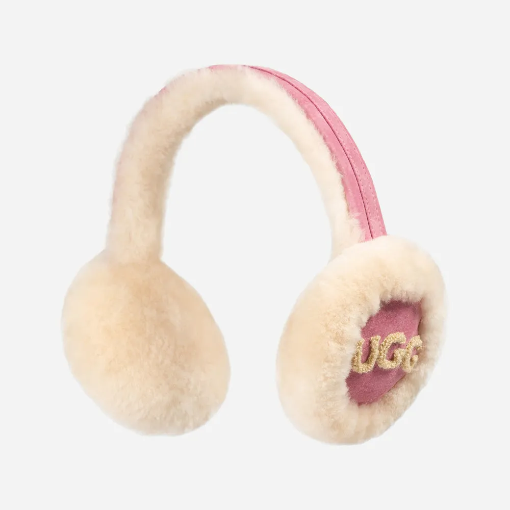 Ugg Sheepskin With Logo Earmuff