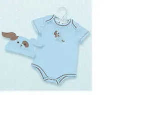 Waggles Onesie & Hat 0-6 Months