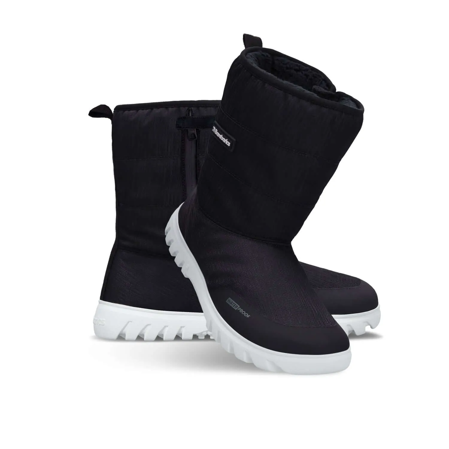 Winter Barefoot Boots Barebarics PolarStride - Black